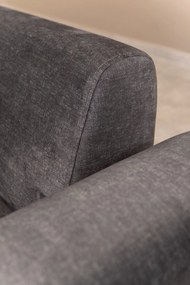 3-Seat Sofa-Bed Infinity with Side Table - Anthracite Anthracite