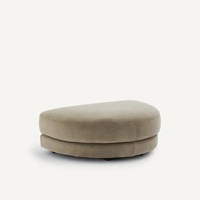 Υποπόδιο σύνθεσης από stonewashed βελούδο, TIBERIO