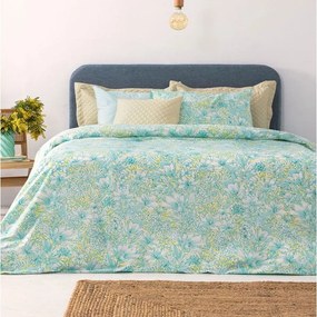 Σεντόνια FL6275 Με Λάστιχο (Σετ 3τμχ) Ciel-Yellow Palamaiki Single 110x230cm 100% Cotton