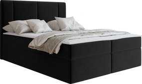 Επενδυμένο Κρεβάτι Michelle-140 x 200-Μαύρο