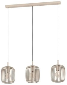 Φωτιστικό Οροφής- Ράγα Romazzina 900497 90x20x110cm 3xE27 40W Beige Eglo