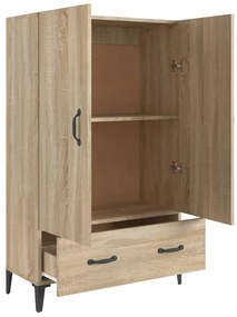 vidaXL Ντουλάπα Sonoma Δρυς 70 x 31 x 115 εκ. από Επεξεργασμένο Ξύλο