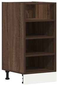Κάτω ντουλάπι καφέ δρυς 40x44,5x81,5 cm Κατασκευασμένο ξύλο - Καφέ