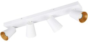 Φωτιστικό Οροφής - Σποτ Sharp 817100431 64x8,5x16cm 4xGU10 10W White Trio Lighting