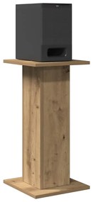 vidaXL Βάσεις Ηχείων 2 τεμ. Αρτισιανή Δρυς 30x30x60 εκ. Επεξ. Ξύλο