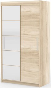 Ντουλάπα Zaist 120 συρόμενη-Fusiko