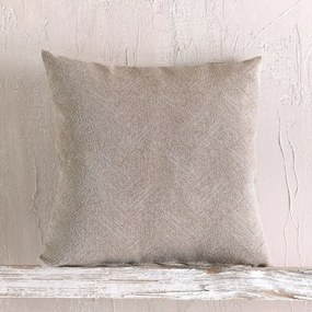 Μαξιλαροθήκη Διακοσμητική Cadence Dark Beige Ρυθμός 40Χ40 Cotton-Polyester