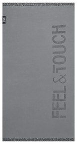 Πετσέτα Θαλάσσης (90x180) Feel &amp; Touch Sunny Anthracite