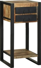 vidaXL End Table Καφέ 40 x 40 x 80 cm Στερεό ξύλο μάνγκο