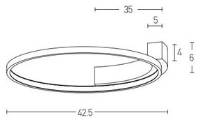 Πλαφονιέρα Φωτιστικό Οροφής LED 31W IP20 3000K Zambelis 2075 Λευκό