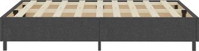 vidaXL Πλαίσιο Κρεβατιού Boxspring Γκρι 140 x 200 εκ. Υφασμάτινο