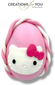 Τύπου Hello Kitty Αρωματική λαμπάδα - Σετ Λαμπάδα και Αυγό