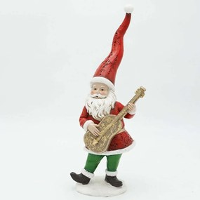 Χριστουγεννιάτικη Διακοσμητική Φιγούρα Αϊ Βασίλη 600-46845 12,5x31,5cm Multi