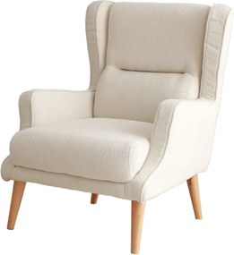 Wing Chair Klam - Cream Cream