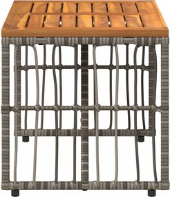 vidaXL Εξωτερικό Τραπέζι Γκρι 80 x 40 x 40 cm