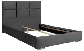 Επενδυμένο Κρεβάτι Berlin Fylliana Γκρί Διπλό 160x200 εκ. 175x212x115 εκ.
