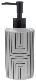 Δοχείο Κρεμοσάπουνου Graphic 02728.001 White-Black Plastic