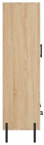 vidaXL Ντουλάπα Sonoma Δρυς 69,5 x 31 x 115 εκ. από Επεξεργασμένο Ξύλο