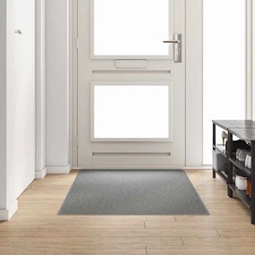 vidaXL Δερμάτινο Χαλί Ανοιχτό γκρι 100 x 200 cm 100% Πολυπροπυλένιο