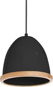 Κρεμαστό Φωτιστικό Studio Ø21cm Μαύρο