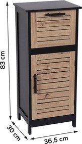 Ντουλάπι Μπάνιου Δαπέδου 2 Θέσεων (36.5x30x83) T-D Bergen 9902763