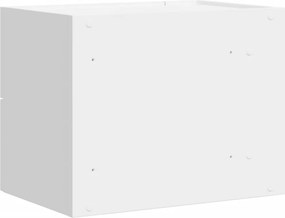 vidaXL Κομοδίνο Επιτοίχιο Λευκά 45x30x35 εκ.