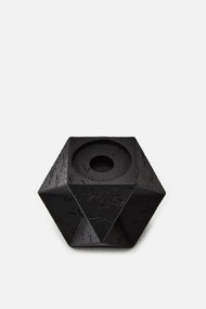 Stewehome Κερί από μέταλλο Μαύρο 10x10x8.5 cm