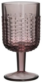 Ποτήρι Κρασιού Σετ 6 Τμχ. Γυάλινο Pink Inart Glass
