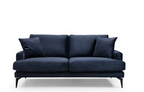Διθέσιος Καναπές Σκούρο Μπλε GIGAS 175x90x88