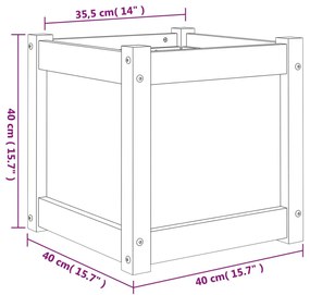 ΖΑΡΝΤΙΝΙΕΡΑ ΚΑΦΕ ΚΕΡΙΟΥ 40 X 40 X 40 ΕΚ. ΑΠΟ ΜΑΣΙΦ ΞΥΛΟ ΠΕΥΚΟΥ 837408