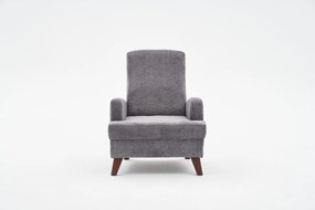 Wing Chair Kana - Grey Grey