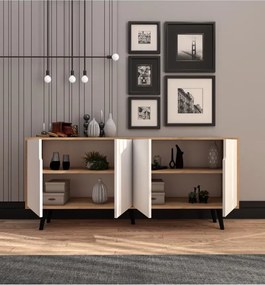 Stewehome μοντέρνα κονσόλα σαλονιού 180x45x80 cm