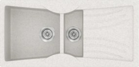 Sanitec Classic 329 (104×51) - Γρανιτένιος νεροχύτης - Metallic ICE