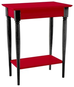 Κονσόλα Mamo S MAMOCSBL12 65x35x74cm Red-Black Mdf,Ξύλο