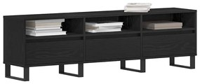 vidaXL Ντουλάπι TV Μαύρη δρυς 150 x 30 x 44.5 εκ. Επεξεργασμένο ξύλο