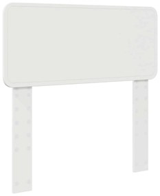 vidaXL Σκελετός Κρεβατιού Λευκό 90 x 190 cm Επεξεργασμένο ξύλο