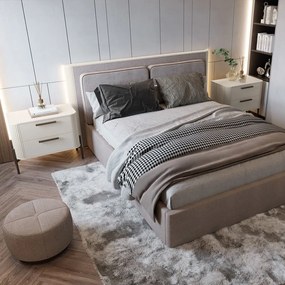 Επενδυμένο κρεβάτι Dutchess-160 x 200