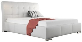 Κρεβάτι Baltimore 107, Διπλό, Άσπρο, 180x200, Τάβλες για Κρεβάτι, 200x227x103cm, 133 kg | Epipla1.gr