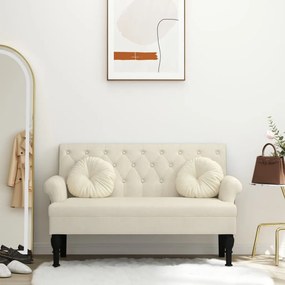 Παγκάκι με Πλάτη 120 x 62 x 75,5 εκ. Λινό