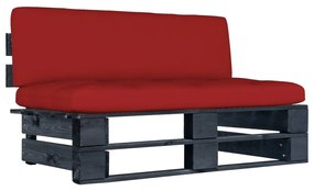 Καναπές Κήπου Μεσαίος από Παλέτες Εμποτισμένο Ξύλο Πεύκου