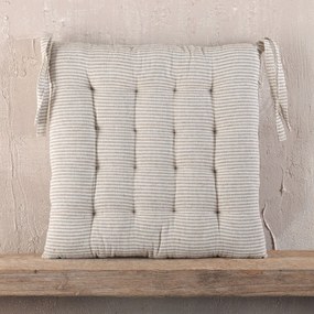 Μαξιλάρι Καρέκλας (40x40) Rythmos Trype Beige Striped