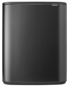 Κάδος Brabantia Bo Touch 1008858, 60 l, Ομαλό και αθόρυβο άνοιγμα, Μεγάλο άνοιγμα, Γκρι