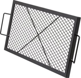 VEVOR 32" Rectangle Cooking Grate Fire Pit Grill Grate X-Marks Heavy-Duty Steel