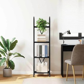 vidaXL Ράφι Βιβλίων Μαύρη δρυς 40 x 30 x 146 εκ Επεξεργασμένο ξύλο