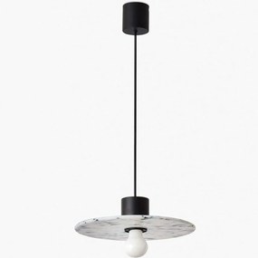 Φωτιστικό Οροφής Confetti 68600-50 Φ30x8,8cm 1xE27 15W White-Black Faro Barcelona