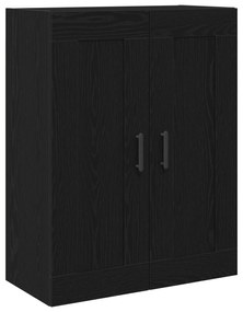 vidaXL Υψηλό έπιπλο Μαύρης Δρυός 69.5x34x180 εκ Μηχανικά κατασκευασμένο ξύλο