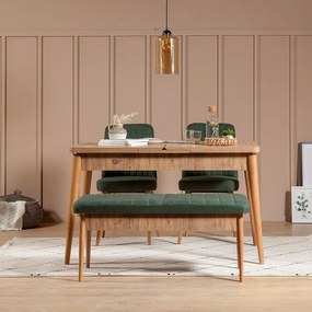 Ταμπουρέ Πεύκο Atlantic / Πράσινο VINA 110x40x46