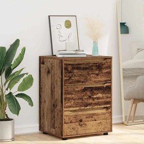 vidaXL Ντουλάπι αποθήκευσης Παλιό Ξύλο 60 x 48 x 81 εκ