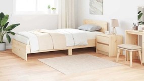 vidaXL Αντιολισθητικό Σαγκί Χαλάκι Κρεμ 120 x 120 cm PP