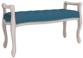 vidaXL Πάγκος Μπλε 110x45x60 εκ. Βελούδινος